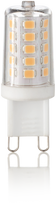 3,5W LED lemputė, G9, skaidri, 3000K, dimeriuojama, 305431