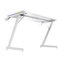 Biurko Trust GXT 709W Luminus RGB Białe 120 cmx60 cm | 229099122 | 8713439253283