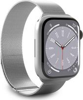 Puro Puro Milanese magnetinė juosta - nerūdijančio plieno dirželis Apple Watch 42/44/45/49 mm (silver) | PUMILAW44SIL | 8018417441387