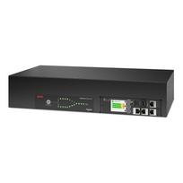 APC NetShelter Rack automatinis perjungimo jungiklis 2U AP4424A 7400VA IEC 60309 32A 16x C13 2x C19 USB LAN Black | AP4424A | 731304432456