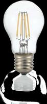 8W LED lemputė E27, 3000K, skaidri, dimeriuojama, 188973