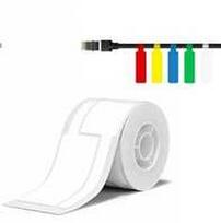 Niimbot kabelių etiketės T 25x76mm 200vnt Baltos B21, B21S, B3, B1S