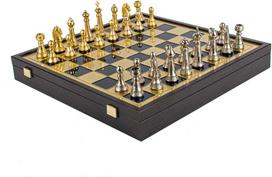 Manopoulos „Classic Metal Staunton“ Metalinių Šachmatų Rinkinys Su 41cm Lenta