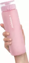 Gertuvė Wessper stiklinis buteliukas ActiveMax 680ml rožinis