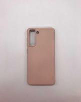 Evelatus Samsung Galaxy S21 FE Nano Silikoninis dėklas Soft Touch TPU rusvai gelsvas