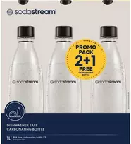 Gertuvė Sodastream Fuse hiilihapotuspullo, 3 x 1 l