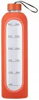 Gertuvė Buteliukas szklana KiCA Hydro Glass 1000 ml - oranžinė