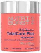 „Nutriburst TotalCare Plus“ – multivitamininiai guminukai su vitaminais C, D3, B6, B12 ir cinku, miško uogomis, 60 vnt.
