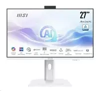 MSI PC AiO Modern AM273QP AI 1UM-429XEU, Ultra 7 155H, 27" WQHD, Anti-Glare, 16GB, 512GB SSD, N/A, No OS, Baltas