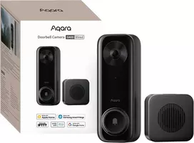 Aqara vaizdo domofonas G400 su gongu, 2K raiška, Wi-Fi 6, HomeKit, IP65, laidinis/PoE