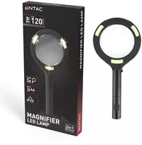 Didinamasis stiklas - lupa su LED apšvietimu Entac 3x