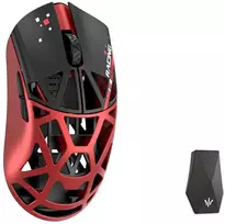 Pelė WLMouse Beast X Max Solid Sides, Omron Opticals Switches, Raudona & Juodas