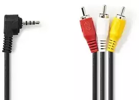 Nedis Kabelis 3xRCA - 3.5mm 4pin kištukai 1.0m