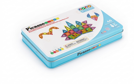 Magnetinis konstruktorius Picasso Tiles Mini PN010, 40 vnt., įvairių spalvų