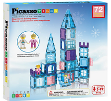 Magnetinis konstruktorius Picasso Tiles Ice Winter PT72, 72 vnt., įvairių spalvų