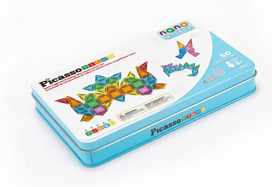 Magnetinis konstruktorius Picasso Tiles Pencil Case PN020, 50 vnt., įvairių spalvų