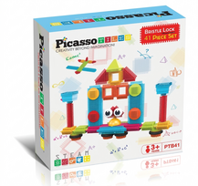 Magnetinis konstruktorius Picasso Tiles Hedgehog Blocks PTB41, 41 vnt., įvairių spalvų