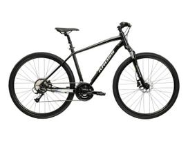 KROSS Evado 4.0 MY26 / Black-Silver Glossy / hibridinis dviratis (28") (XL)