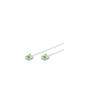 Goobay 74357 Ultra-Flexible CAT 8.1 Patch Cable, Slim, U/FTP, 0.15 m, White | Goobay
