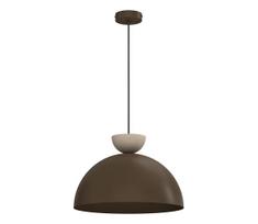 Pakabinamas šviestuvas su laidu NEVIS 1xE27/15W/230V Ø 38 cm ruda