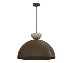 Pakabinamas šviestuvas ant laido NEVIS, 1xE27/15W/230V, skersmuo 50 cm, rudos spalvos