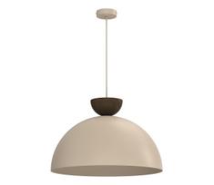 Pakabinamas šviestuvas su laidu NEVIS 1xE27/15W/230V skersmuo 50 cm smėlinė