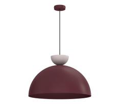 Pakabinamas šviestuvas NEVIS su laidu, 1xE27/15W/230V, skersmuo 50 cm, burgundiškas