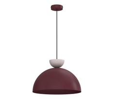 Pakabinamas šviestuvas ant laido NEVIS 1xE27/15W/230V, Ø 38 cm, bordo