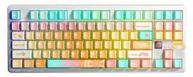 AULA Gasket F87 Pro V2 Orange Soda Kailh Meteorite Ice Cream RGB klaviatūra