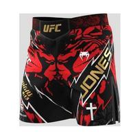 Men's UFC Unrivaled by Venum Red Jon Jones Short Fit Fight Short