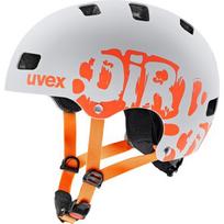 Šalmas Uvex Kid 3 dirtbike light gray-orange