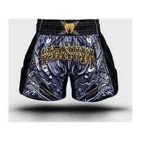 Venum Wolf Atak Muay Thai Shorts - Black/Grey