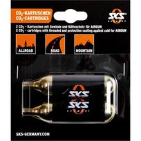 Suspausto oro CO2 balionėlis SKS pompai Airbuster (2x16g), su sriegiu
