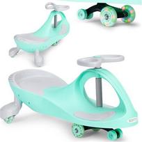 Gravity ride vaikiška transporto priemonė LED ratai žalia ECOTOYS