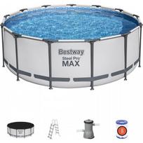 Rėminis baseinas 13 FT 396 x 122 cm plieninis Pro Max BESTWAY