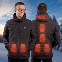 Vyriška šildoma striukė W-TEC HEATborg - Juoda