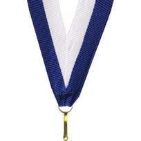Juostelė medaliui V2 Balta/Mėlyna 2cm