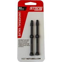 Ventiliai Stan's NoTubes bekamerinėms padangoms 80mm (juodi)