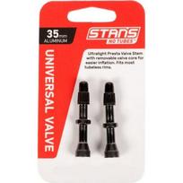 Ventiliai Stan's NoTubes bekamerinėms padangoms 35mm (juodi)