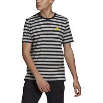 Adidas Marškinėliai Vyrams M Stripy Sj T Grey Black