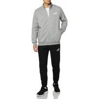 Puma Sportinis Kostiumas Vyrams Clean Sweat Suit Grey Black 585841 03
