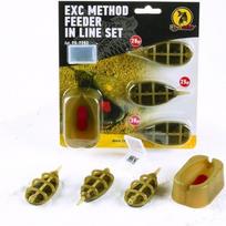 Metodinių šeryklėlių rinkinys su formele Extra Carp, 20,25,30g