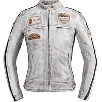 Moteriškas odinis moto švarkas W-TEC Sheawen Lady White New - White