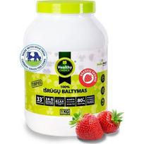 Išrūgų baltymai Healthy Choice, braškių skonio, 1kg