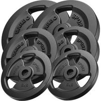 Ketaus svorių komplektas Marbo, 60kg / 2x15kg + 2x10kg + 2x5 kg