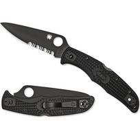 Sulankstomas peilis Spyderco C10PSBBK Endura 4, juodas