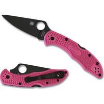 Sulankstomas peilis Spyderco C11FPPNS30VBK Delica Pink Heels