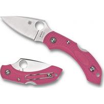 Sulankstomas peilis Spyderco C28FPPNS30V2 Dragonfly 2, rožinis