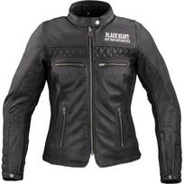 Moteriška odinė motociklininko striukė W-TEC Black Heart Raptura - Black