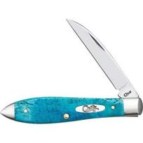 Sulankstomas peilis Case SS Tear Drop, mėlynas